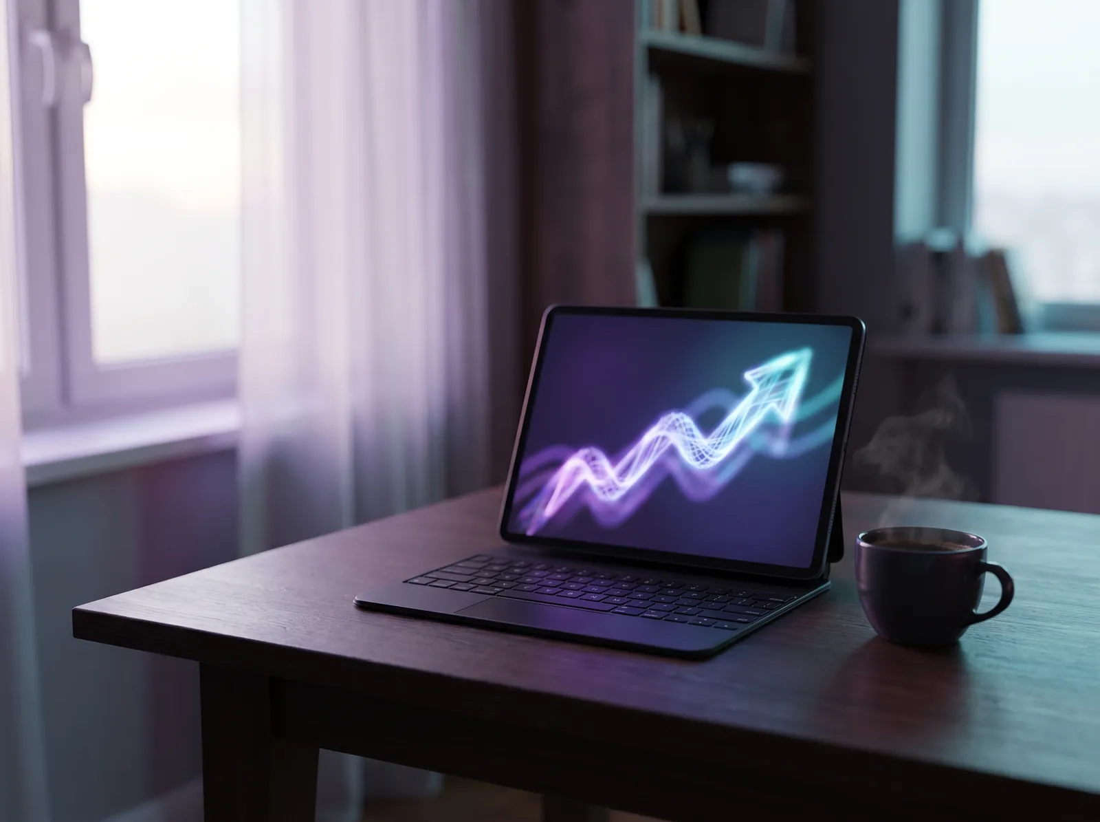 Analyst reviewing weekly performance charts to optimise campaigns