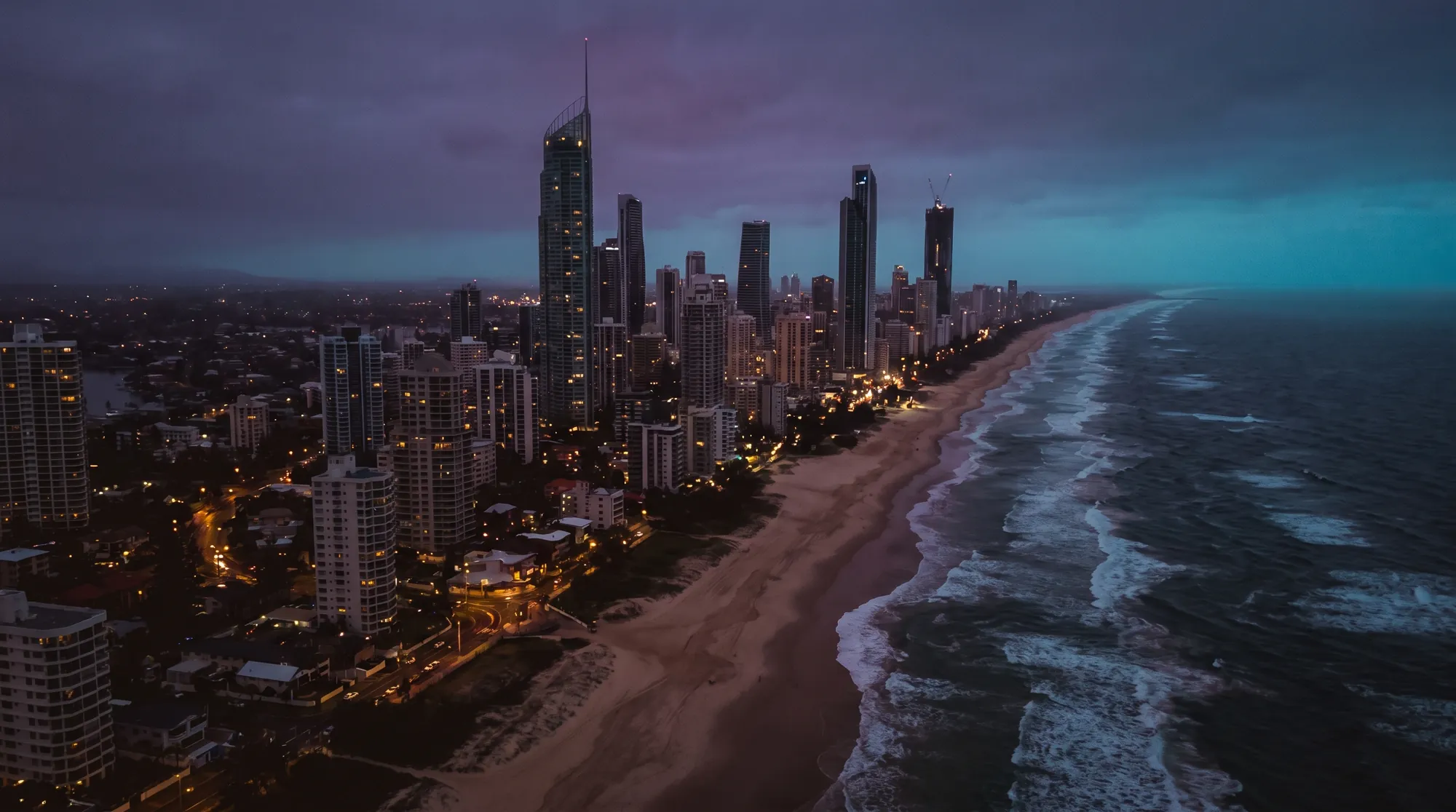 The Gold Coast skyline, where Smart Move Marketing is based